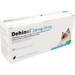 DEHINEL 230 mg/20 mg per gatti 1×30 tbl, medicinale