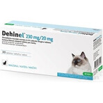 DEHINEL 230 mg/20 mg per gatti 1×30 tbl, medicinale