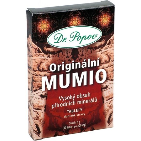 DR. POPOV MUMIO 1×30 tbl, integratore alimentare