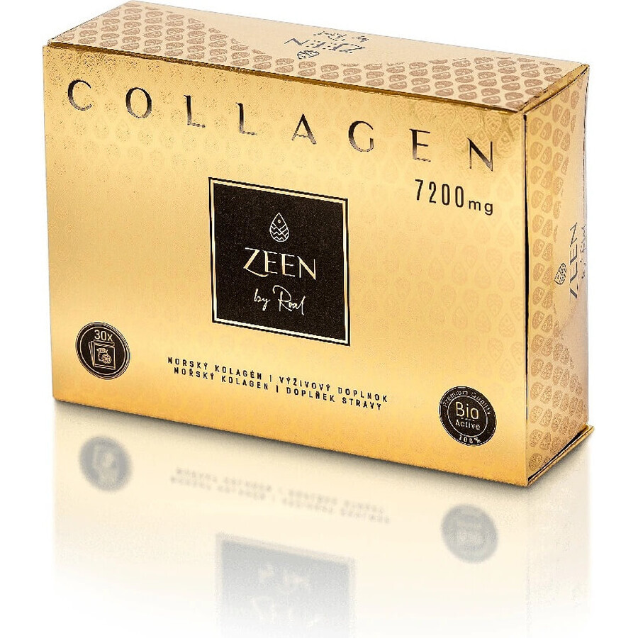 ZEEN by Roal COLLAGEN 30×7200 mg, pliculețe cu aromă de lămâie