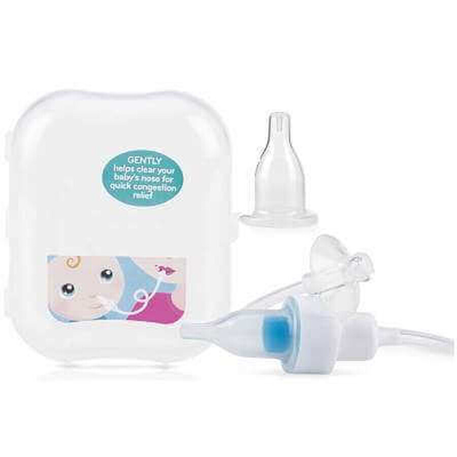 Nasal aspirator - Travel, +0 months, Nuby