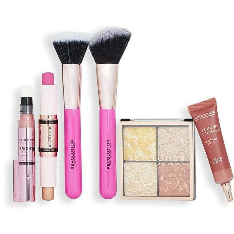 Revolution, Blush & Glow 1×1 set, set regalo