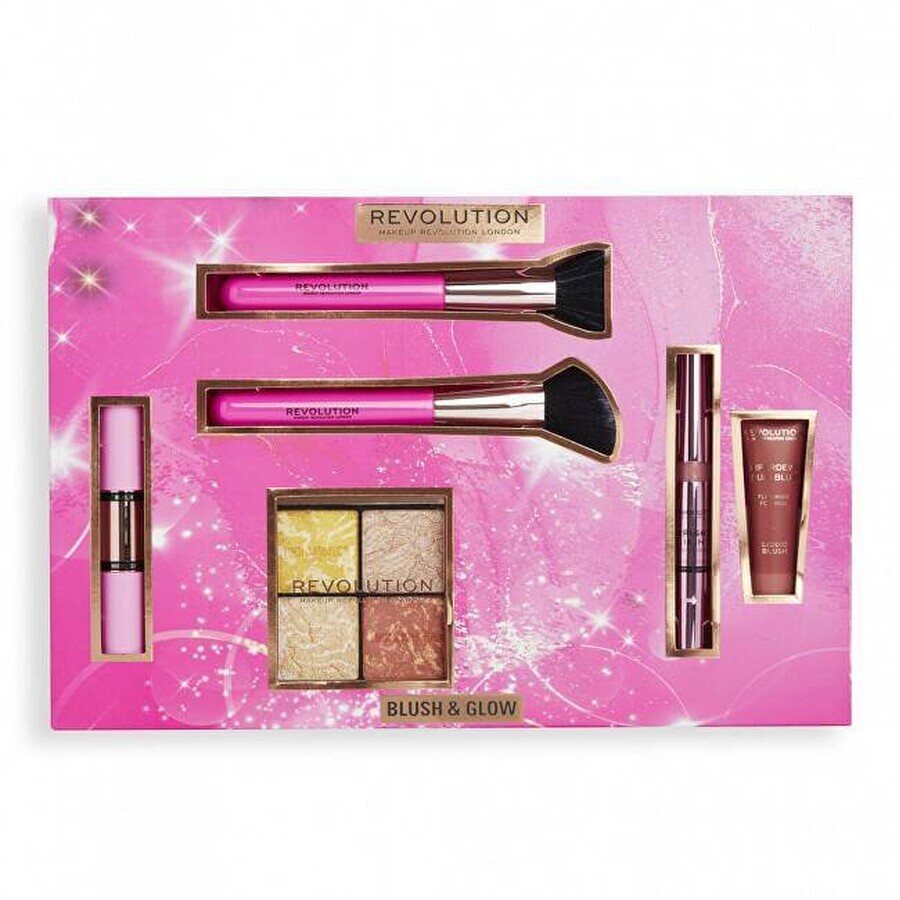 Revolution, Blush & Glow 1×1 set, set regalo