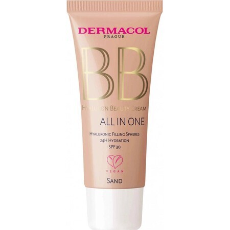 Dermacol BB Hyaluronic Cream SPF30 No.1 SAND 1×30 ml, cream SPF30