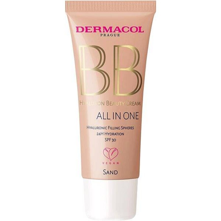 Dermacol BB Hyaluronic Cream SPF30 No.1 SAND 1×30 ml, cream SPF30