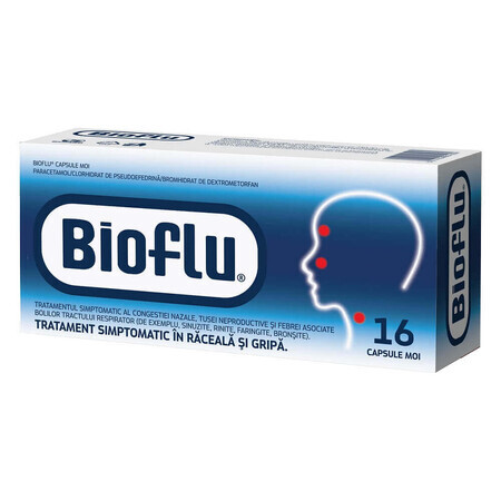 Bioflu, 16 compresse, Biofarm