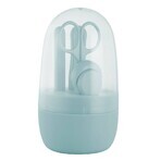 Canpol babies Set per la cura delle unghie del bambino / blu 1×1pz, set per unghie