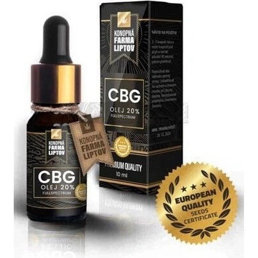 HEMP FARMA LIPTOV CBG OIL 20% 10ML 1×10 ml