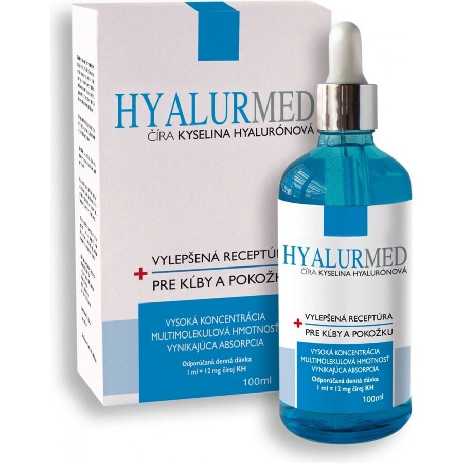 HYALURMED Pure hyaluronic acid 1×100 ml, food supplement