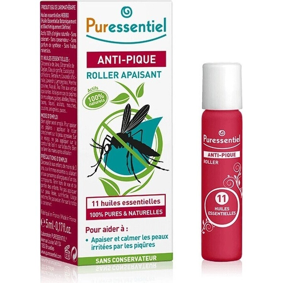 PURESSENTIEL Insect Sting Roller 1×5 ml for insect stings