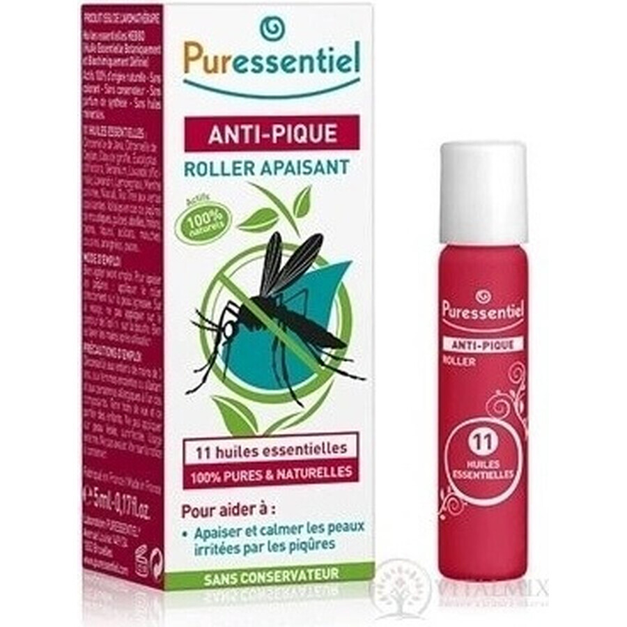 PURESSENTIEL Insect Sting Roller 1×5 ml for insect stings