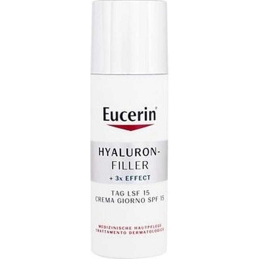 Eucerin HYALURON-FILLER crema de día antiarrugas 1×50 ml, crema para piel seca