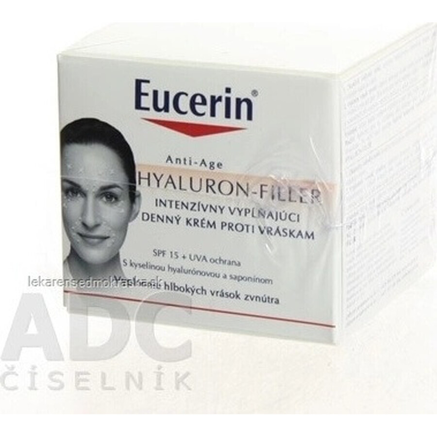 Eucerin HYALURON-FILLER crema de día antiarrugas 1×50 ml, crema para piel seca