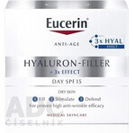 Eucerin HYALURON-FILLER crema de día antiarrugas 1×50 ml, crema para piel seca