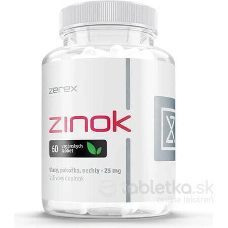 Zerex Zinc Chelated 15 mg 1×60 tbl, integratore alimentare