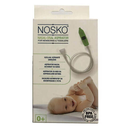 Nosko nasal aspirator for newborns and babies, +0months, Nosko