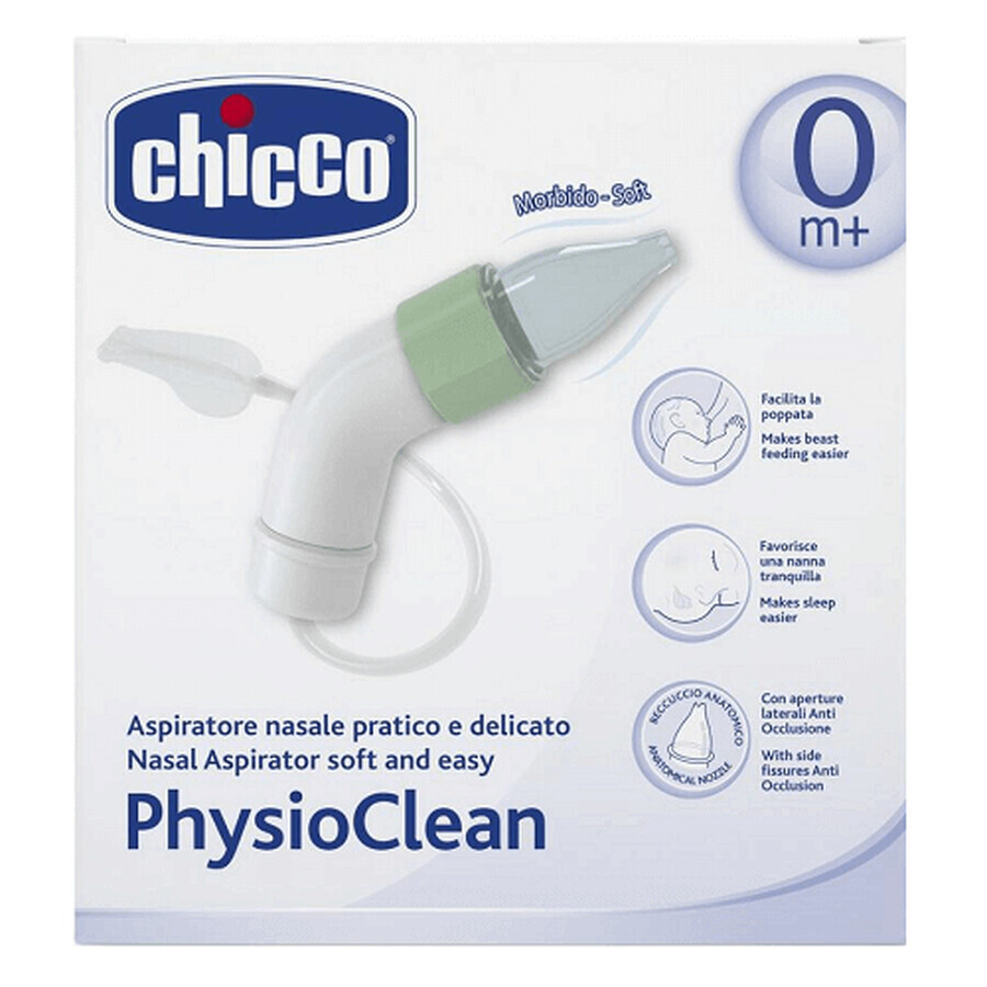 PhysioClean nasal aspirator, +0 months, Chicco