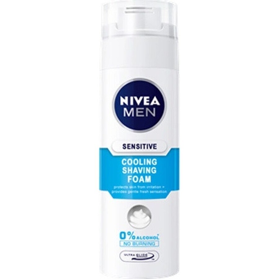 NIVEA MEN Sensitive Cooling 1×200 ml schiuma da barba