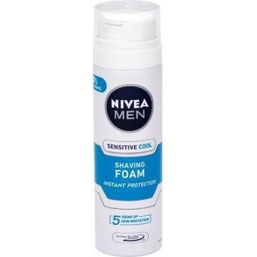 NIVEA MEN Sensitive Cooling 1×200 ml schiuma da barba