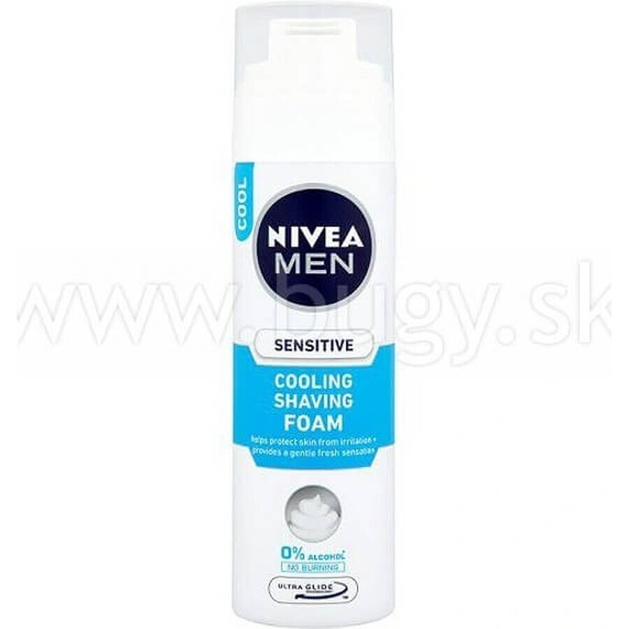 NIVEA MEN Sensitive Cooling 1×200 ml schiuma da barba