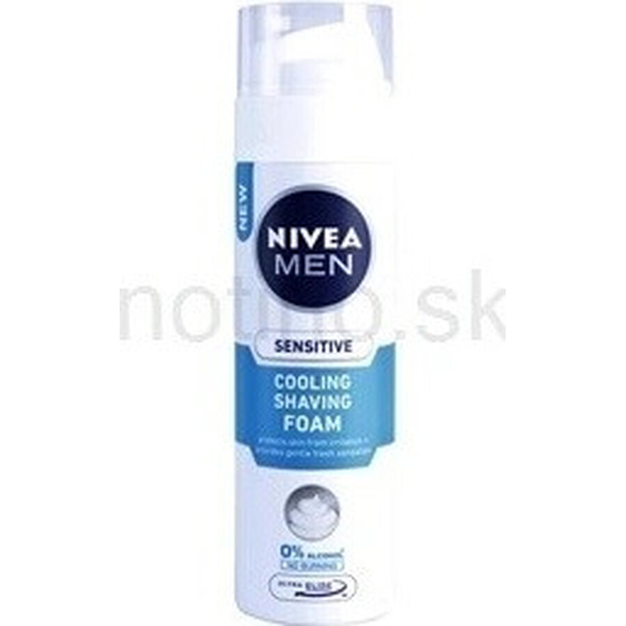 NIVEA MEN Sensitive Cooling 1×200 ml schiuma da barba