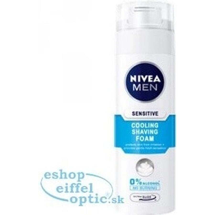 NIVEA MEN Sensitive Cooling 1×200 ml schiuma da barba