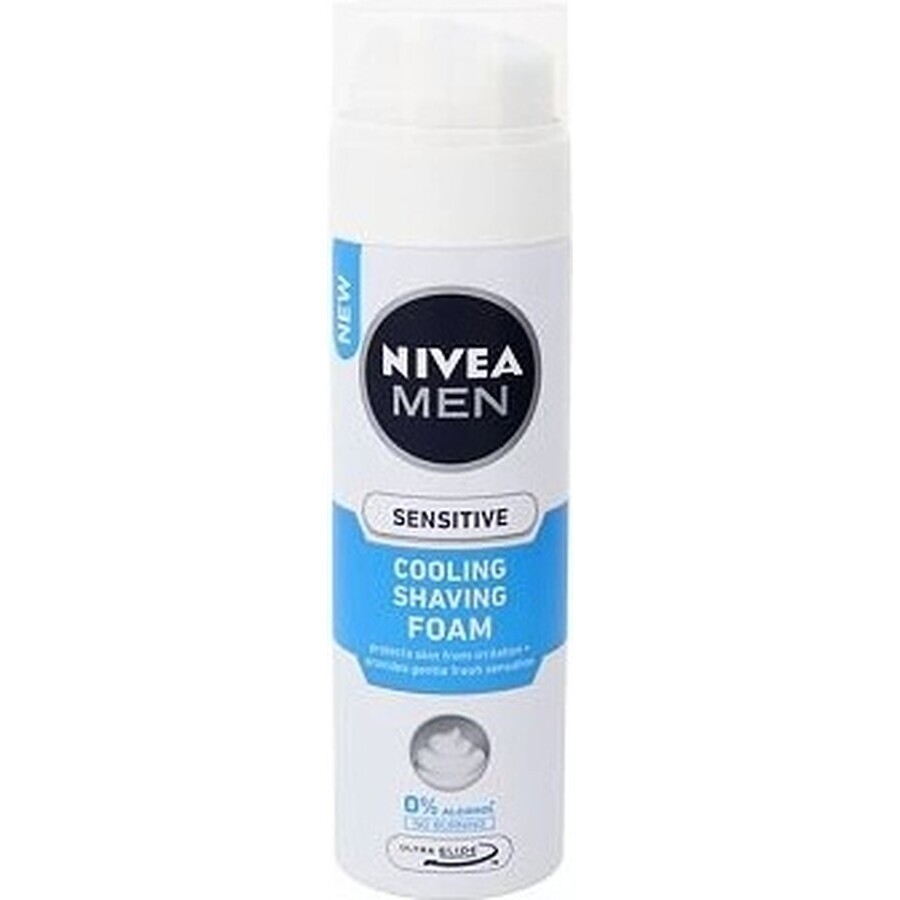 NIVEA MEN Sensitive Cooling 1×200 ml schiuma da barba