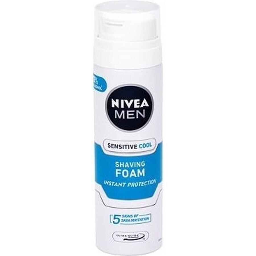 NIVEA MEN Sensitive Cooling 1×200 ml schiuma da barba