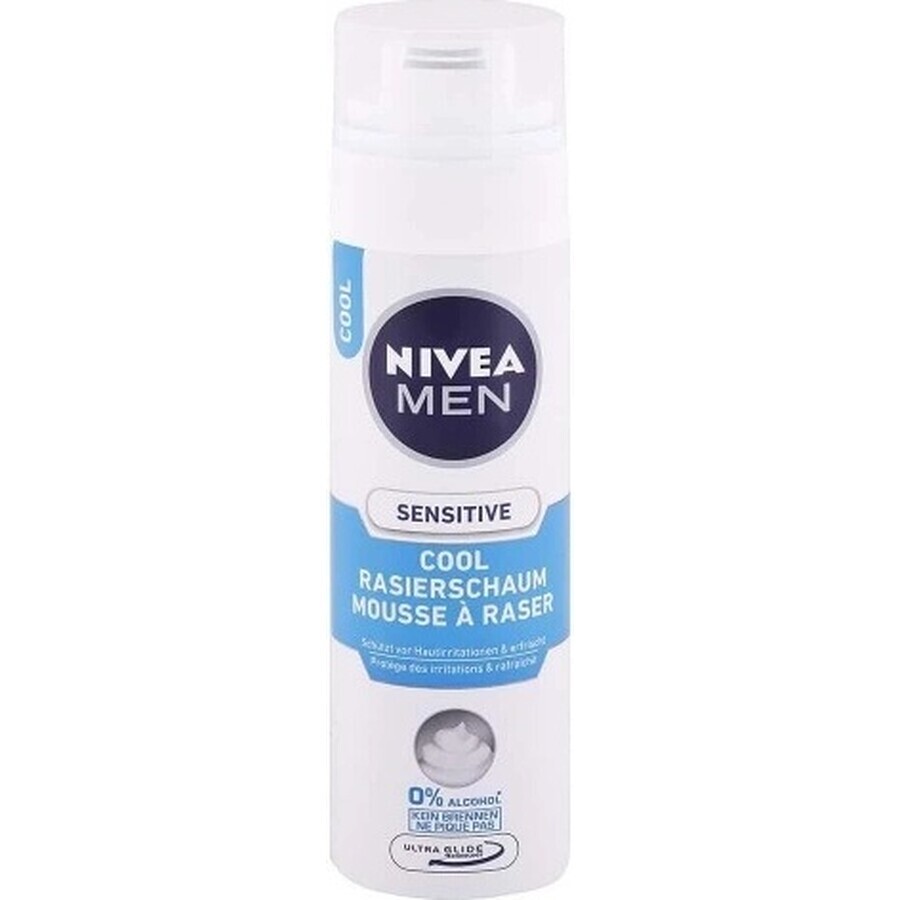 NIVEA MEN Sensitive Cooling 1×200 ml schiuma da barba