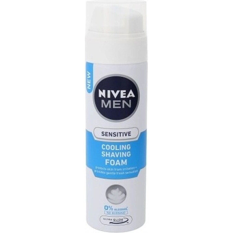 NIVEA MEN Sensitive Cooling 1×200 ml schiuma da barba