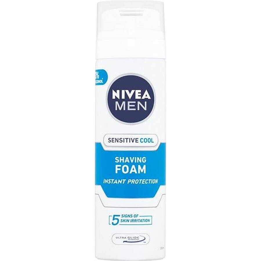 NIVEA MEN Sensitive Cooling 1×200 ml schiuma da barba