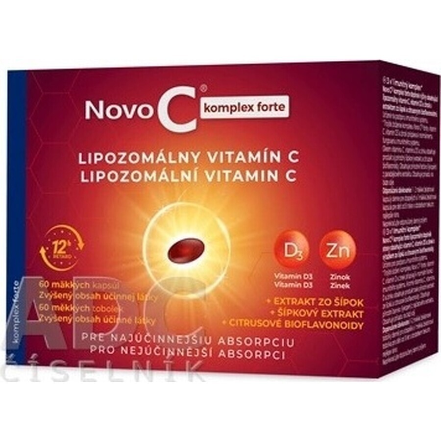 Novo C complex forte VITAMINA C LIPOSOMICA 1×60 tbl