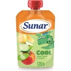 Sunar COOL Fruit Pesca, Banana, Mela 1×120 g, Pesca, Banana, Mela, 12m+