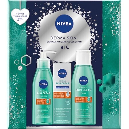 NIVEA BOX FACE DERMA 1×1 pcs, paquet cadeau