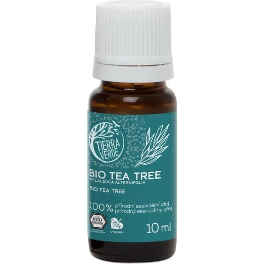 Tierra Verde Tea Tree Olio Essenziale Biologico 30ml 1×1 pz, olio