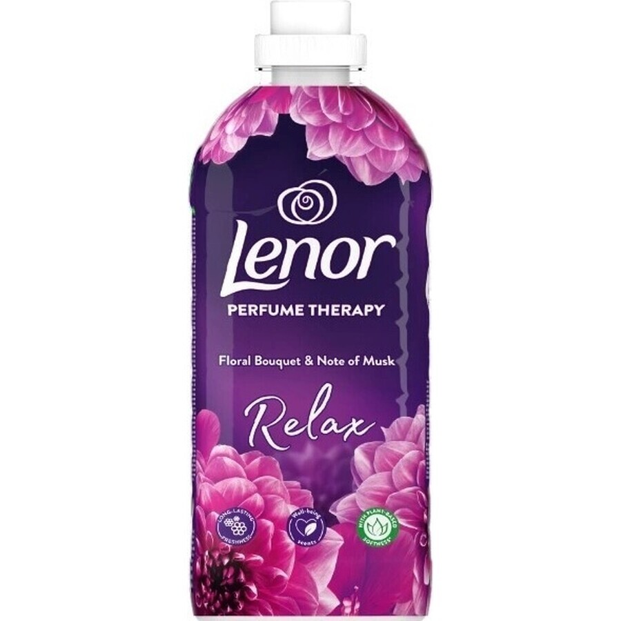 Lenor Acondicionador de Tejidos 925ml, 37 lavados Floral Bouquet & Musk Note 1×925 ml, acondicionador de tejidos