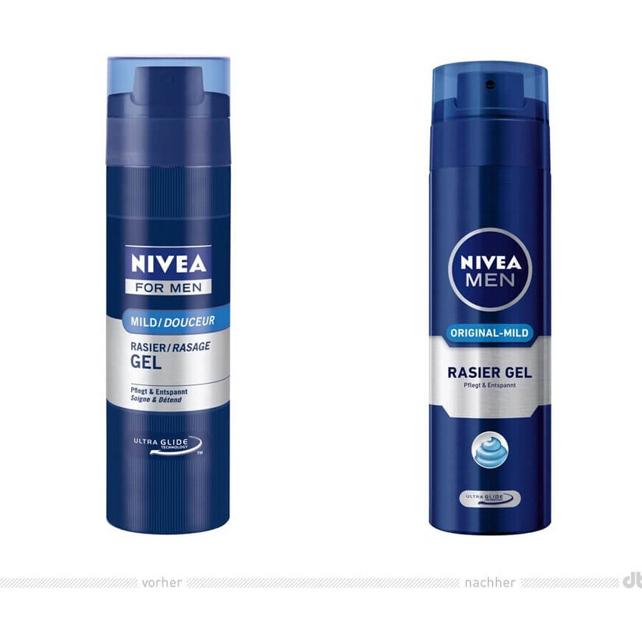 NIVEA MEN Gel de Afeitado Original 1×200 ml, gel