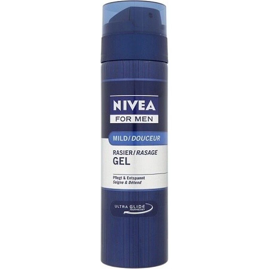 NIVEA MEN Gel de Afeitado Original 1×200 ml, gel