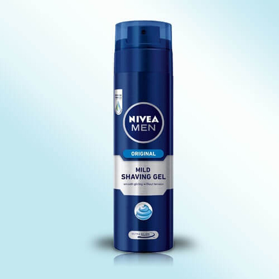 NIVEA MEN Gel de Afeitado Original 1×200 ml, gel