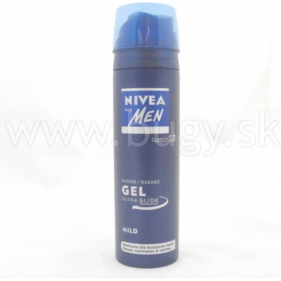 NIVEA MEN Gel de Afeitado Original 1×200 ml, gel