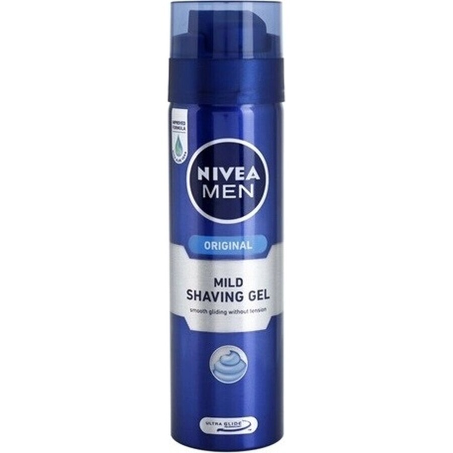 NIVEA MEN Gel de Afeitado Original 1×200 ml, gel