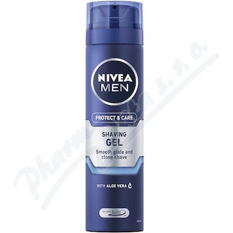 NIVEA MEN Gel de Afeitado Original 1×200 ml, gel