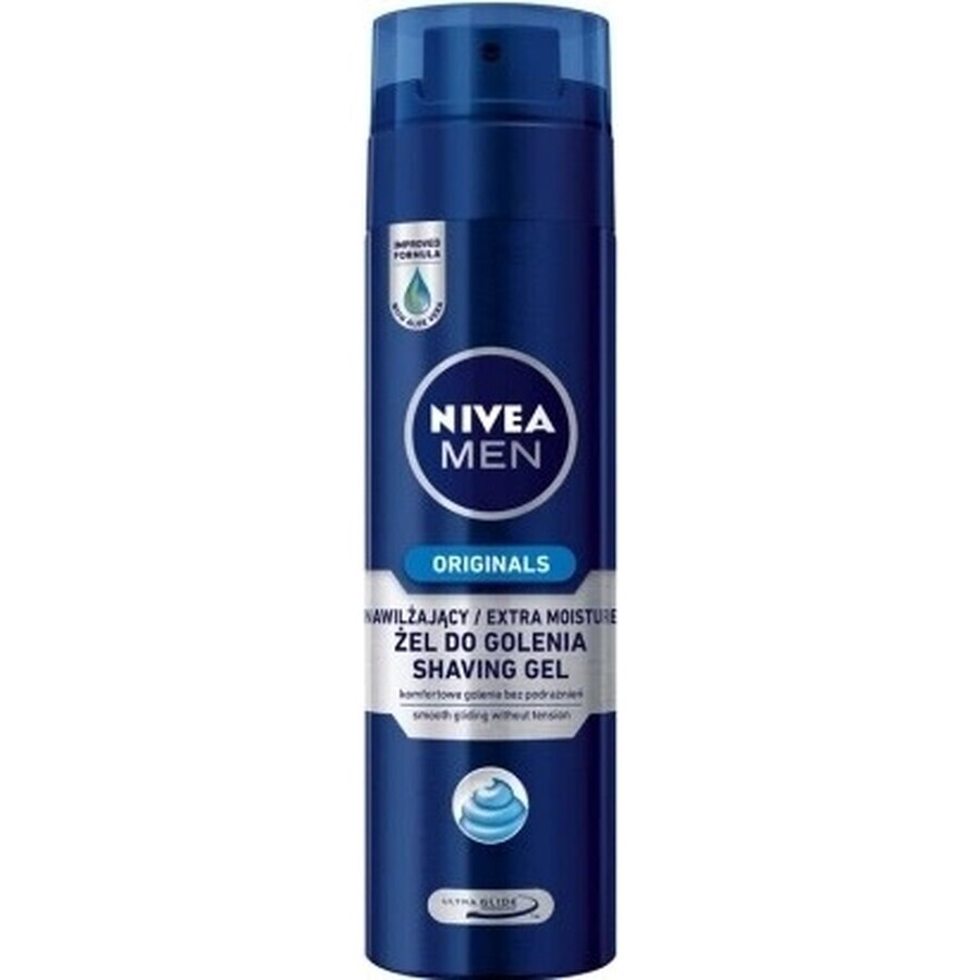 NIVEA MEN Gel de Afeitado Original 1×200 ml, gel