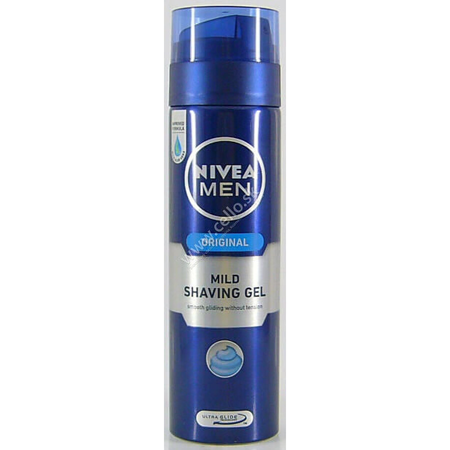 NIVEA MEN Gel de Afeitado Original 1×200 ml, gel