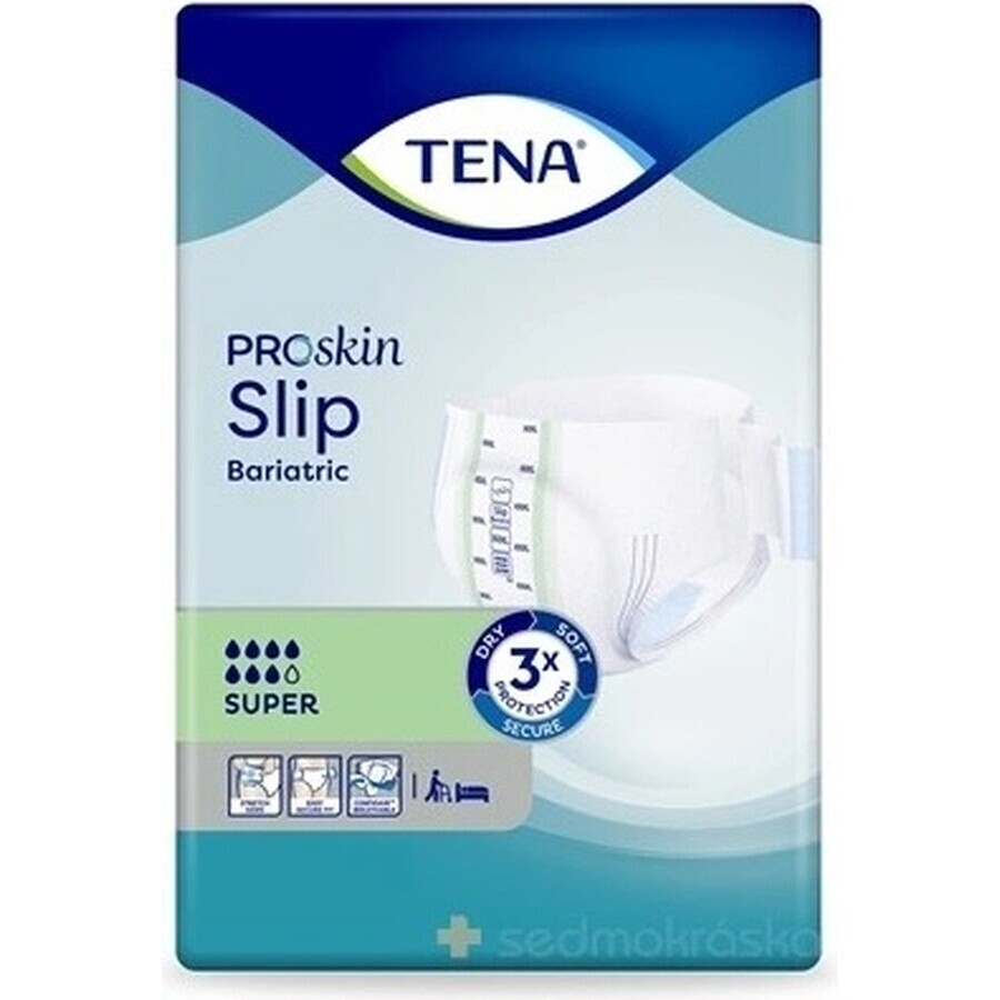 TENA Bariatric Briefs XXL 1×32 pcs, slip avec couche