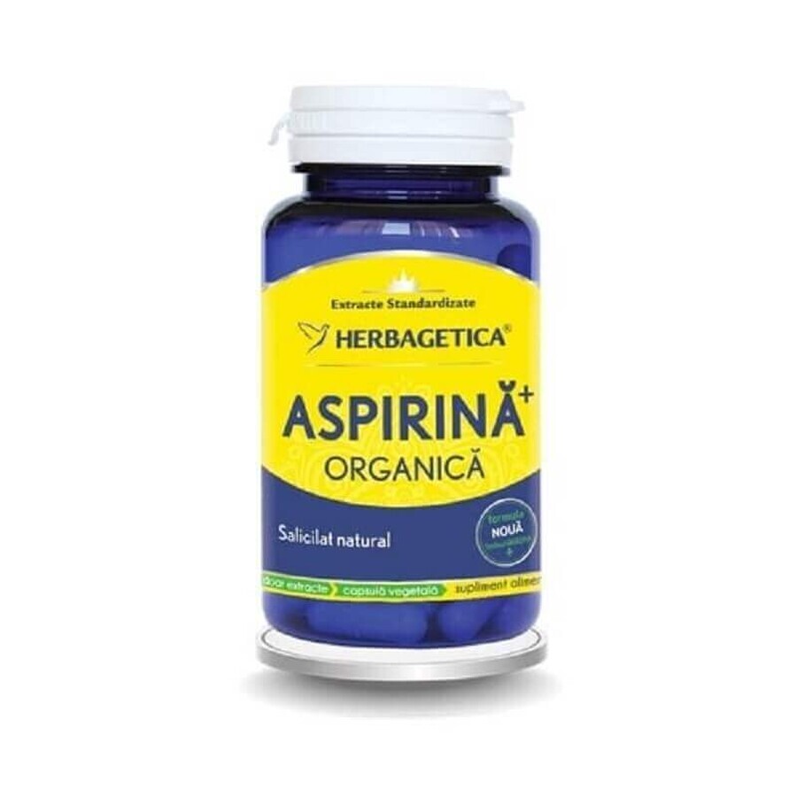 Organic Aspirin, 30 capsules, Herbagetica