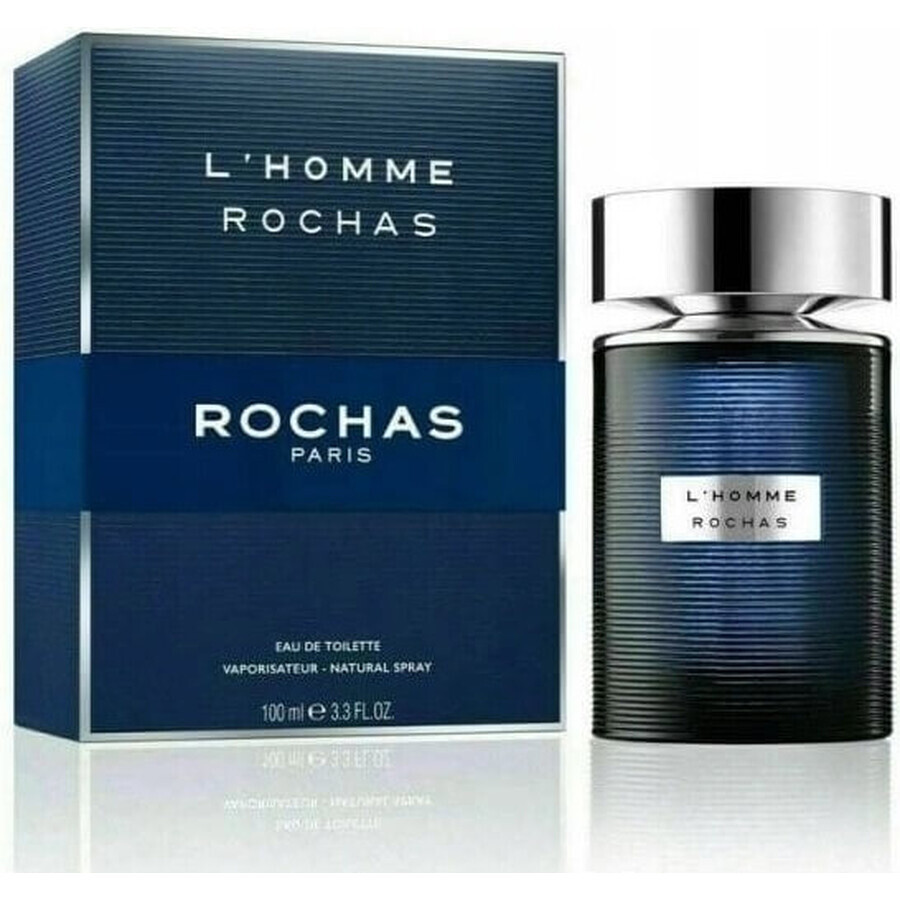 Rochas L Homme Edt 100ml 1×100 ml, Eau de toilette