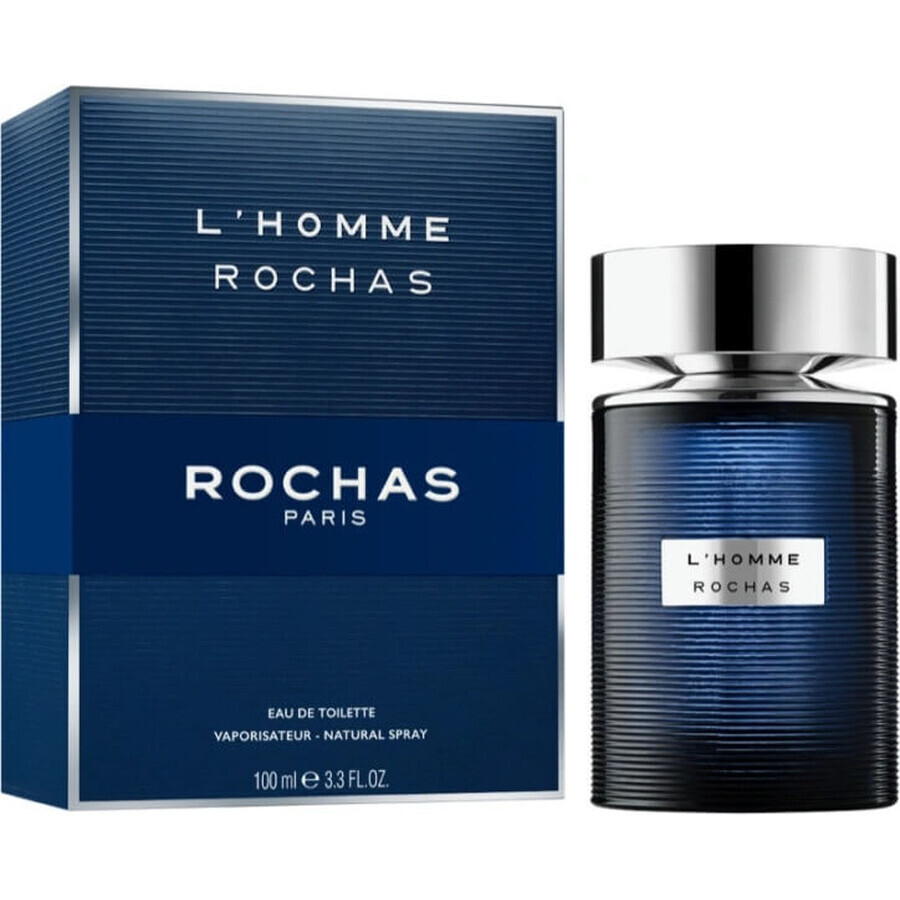 Rochas L Homme Edt 100ml 1×100 ml, Eau de toilette