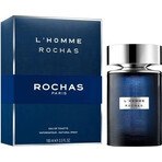 Rochas L Homme Edt 100ml 1×100 ml, Eau de toilette