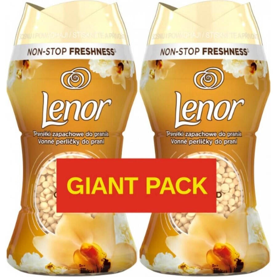 Lenor Beads 2 x 140g Golden Orchid 1×140 g, perles de lavage parfumées